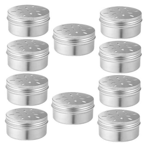 UKCOCO 10 Stück Duftbox für Hundetraining Fall Metall Nasentrainingsgerät für Hunde Geruchstrainingsdosen Kanister zum Trainieren des Nasengeruchs Bausatz Dufttrainingskoffer Aluminium von UKCOCO