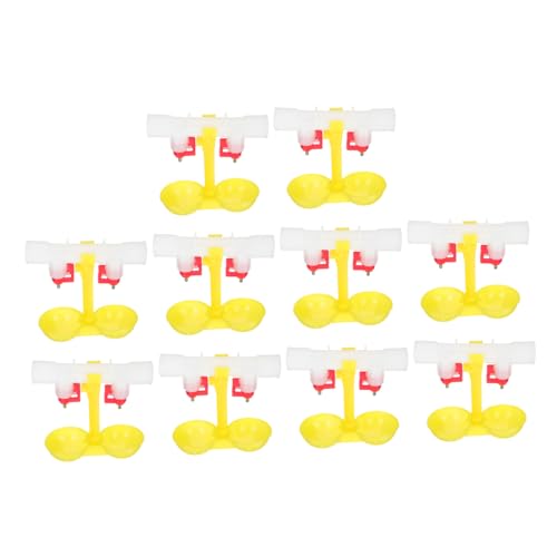 UKCOCO 10 Stück Hähnchen-Doppeltränke Schüssel Wasserwerkzeuge für die Geflügelfütterung Küken Mini Huhn wasserspender legehühner Hühnerwasserer Geflügelbrunnen Rostfreier Stahl UKCOCO 10 Stück Hähnchen-Doppeltränke Schüssel Wasserwerkzeuge für die Geflügelfütterung Küken Mini Huhn wasserspender legehühner Hühnerwasserer Geflügelbrunnen Rostfreier Stahl von UKCOCO