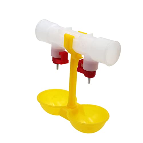 UKCOCO 10 Stück Hühner-Trinkbecher Huhn Tränkebecher für Geflügel Wasserbecher Hydro Container Futterspender wassergläser Hühnchen-Trinkwerkzeug Hühnerfutter Wasserspender für Hühner von UKCOCO