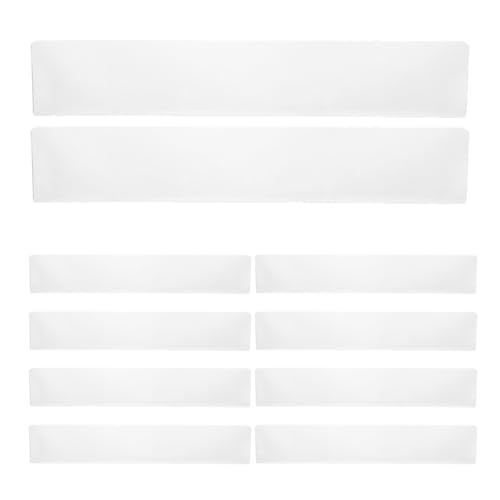 UKCOCO 10 Stück unter dem Sofastopper für Haustiere unter Bettenblocker Unter Couch Lücken Stopper Bettstoßstangen Couchstopper, um zu verhindern PVC Transparent von UKCOCO