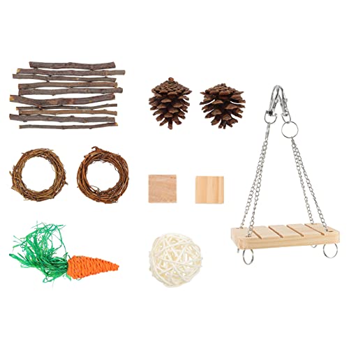 UKCOCO 10stücke Teiliges Für Hamster Und Kleintiere Molar Spielzeug Für Nagetiere Kauen Und Spielen Zur Beschäftigung Zahngesundheit UKCOCO 10stücke Teiliges Für Hamster Und Kleintiere Molar Spielzeug Für Nagetiere Kauen Und Spielen Zur Beschäftigung Zahngesundheit von UKCOCO