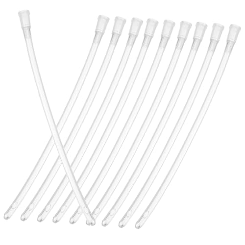 UKCOCO 10stücke Transparente Futterrohre Für Papageien Sanftes Handfütterungswerkzeug Sicheren Materialien Für Vogelhalter Und Zoohandlungen von UKCOCO