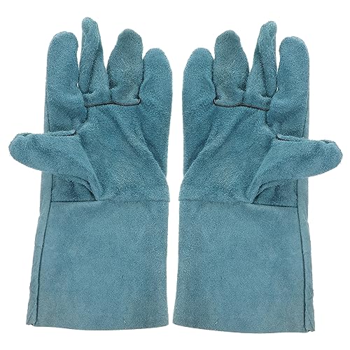 UKCOCO Beißschutz Handschuhe Für Hunde Und Haustiere Bissfeste Schutzhandschuhe Aus Rindsleder Trainingshandschuhe Zum Spielen Mit Tieren Widerstandsfähige Anti-Biss Handschuhe Mit von UKCOCO
