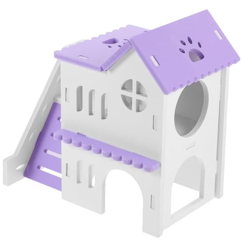 UKCOCO 1Satz Hamster Versteckhaus aus Farbenfrohes Mehrkammeriges Design mit Rampe Rückzugsort für Meerschweinchen und Kleintiere zu Reinigen für Käfige UKCOCO 1Satz Hamster Versteckhaus aus Farbenfrohes Mehrkammeriges Design mit Rampe Rückzugsort für Meerschweinchen und Kleintiere zu Reinigen für Käfige von UKCOCO