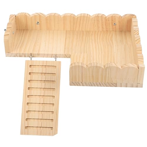 UKCOCO 1satz Hamster-plattform Mit Leiter Teiliges Holzspielzeug Für Kleintiere Für Käfige Bietet Platz Zum Spielen Und Trainieren Einfach Zu Montieren Fördert Die Aktivität Und UKCOCO 1satz Hamster-plattform Mit Leiter Teiliges Holzspielzeug Für Kleintiere Für Käfige Bietet Platz Zum Spielen Und Trainieren Einfach Zu Montieren Fördert Die Aktivität Und von UKCOCO