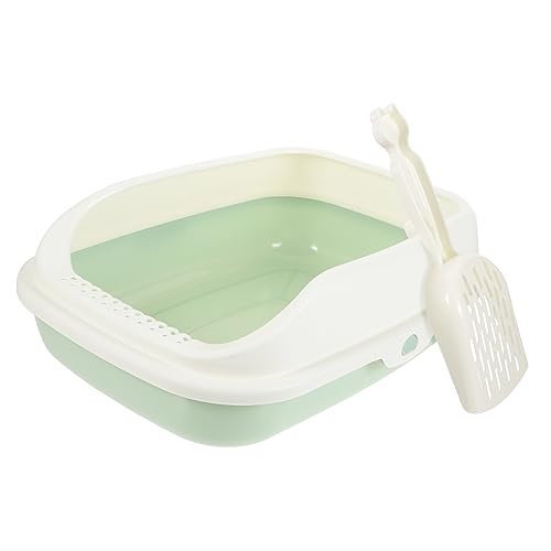 UKCOCO 1Satz Katzentoilette Halbgeschlossen Für Katzen Und Kleine Mit Praktischem Design Zur Verhinderung Von Verschüttungen Und Einfachem Zugang UKCOCO 1Satz Katzentoilette Halbgeschlossen Für Katzen Und Kleine Mit Praktischem Design Zur Verhinderung Von Verschüttungen Und Einfachem Zugang von UKCOCO