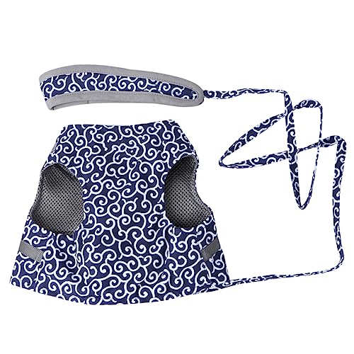 UKCOCO 1satz Cat Harness Für Katzen Atmungsaktives Brustgeschirr Im Veste-Stil Für Sicheres Spazierengehen Blau s Und Bequem Für Haustiere Für Outdoor- von UKCOCO