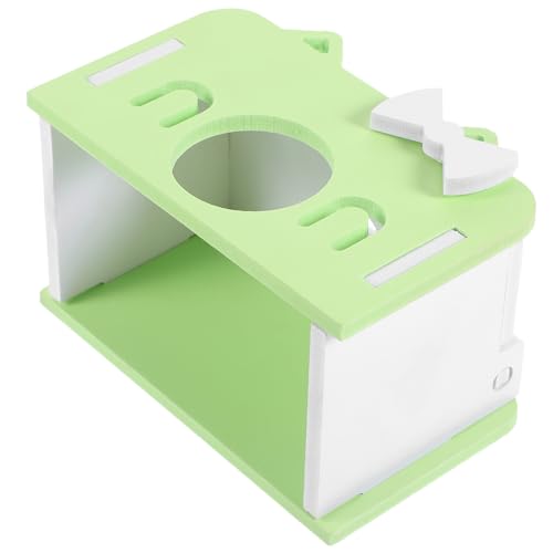 UKCOCO Meerschweinchenversteck Haus Aus PVC Für Kleintiere Hideout Käfigdekoration Komfortables Versteck Für Hamster Und Meerschweinchen UKCOCO Meerschweinchenversteck Haus Aus PVC Für Kleintiere Hideout Käfigdekoration Komfortables Versteck Für Hamster Und Meerschweinchen von UKCOCO