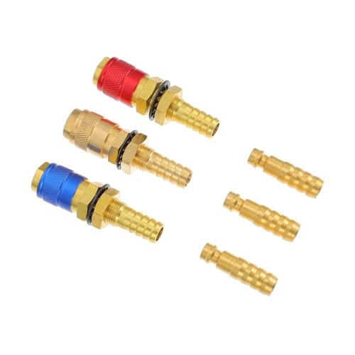 UKCOCO 1Satz Wassergekühltes Adapter für Schweißmaschine Gasadapter für Schweißbrenner Robuste für Stahlbau und Industrie Hochwertiges Kupfermaterial UKCOCO 1Satz Wassergekühltes Adapter für Schweißmaschine Gasadapter für Schweißbrenner Robuste für Stahlbau und Industrie Hochwertiges Kupfermaterial von UKCOCO