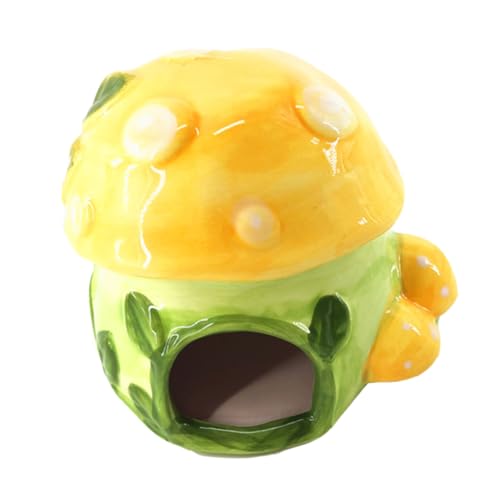 UKCOCO Hamsterhaus Keramik Haustier Schlafbett Strapazierfähiges Nest Haustierbedarf Lebensraum Stabil Und Sicher Für Kleintiere UKCOCO Hamsterhaus Keramik Haustier Schlafbett Strapazierfähiges Nest Haustierbedarf Lebensraum Stabil Und Sicher Für Kleintiere von UKCOCO