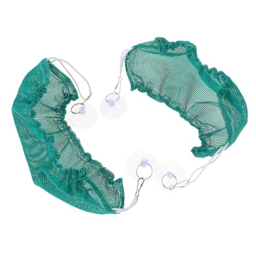 UKCOCO 2 Pcs Reptilien Haustier Hängematte Lizard Lounger Hängematte Mit Saugnäpfeln Chamäleon Pet Swing Bett Safe Reptilienklettern Zubehör von UKCOCO