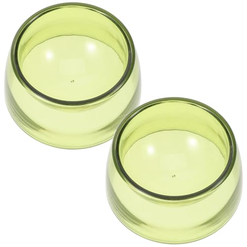 UKCOCO 2 Stück Futterspender für Ratten Guinea Hamsterfutter Rattenschüssel Meerschweinchenfutterschale Futterautomat für Hamster Futternapf für Kleintiere p.s Light Green von UKCOCO