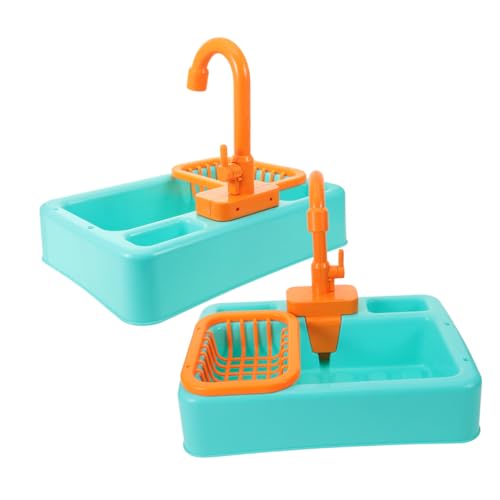 UKCOCO 2 Stück Gemüsebecken Vogelkäfig Reinigungszubehör Vogeldusche Badewanne Sittich Reinigungszubehör Sittich Badewanne Sittich Badewanne Vogelbadebehälter Kunststoff von UKCOCO