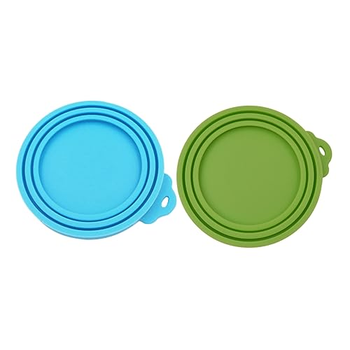 UKCOCO 2 Stück Haustier kann abdecken Cat Food can lid Can Food Storage Dosendeckel für Tiernahrung Haustiere Aufbewahrungsdosendeckel für Haustierfutter Silikon kann abdecken von UKCOCO