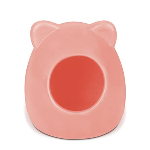 UKCOCO 2 Stück Haustierkeramiknest groß drinnen Hamster Mehrkammerversteck Chinchilla meerschweinchen Bett haustierbett pet Bed Small Pet Nest Hamster Cooles Nest Hamster-Keramik-Nest von UKCOCO