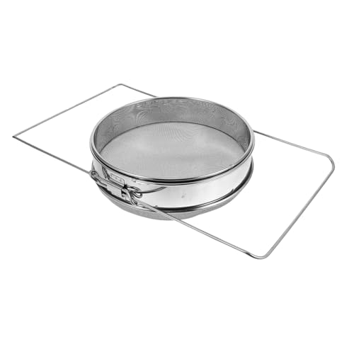 UKCOCO 2 Stück Honigsiebfilter Honigsieb Filter Bienenhonig Filtermaschine Imkerei Ausrüstung der Imker Netz Bienenstock Imkerei Werkzeuge Bienenstockwerkzeug Rostfreier Stahl Silver von UKCOCO