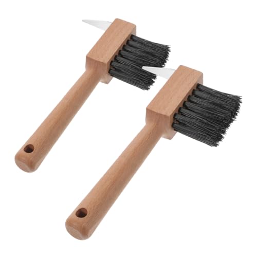 UKCOCO 2 Stück Hufbürste für Pferde Ergonomischer Holzgriff Hochleistungs Hufpflege Werkzeug Robuste Borsten für Gründliche für Einsatz Am Bauernhof UKCOCO 2 Stück Hufbürste für Pferde Ergonomischer Holzgriff Hochleistungs Hufpflege Werkzeug Robuste Borsten für Gründliche für Einsatz Am Bauernhof von UKCOCO