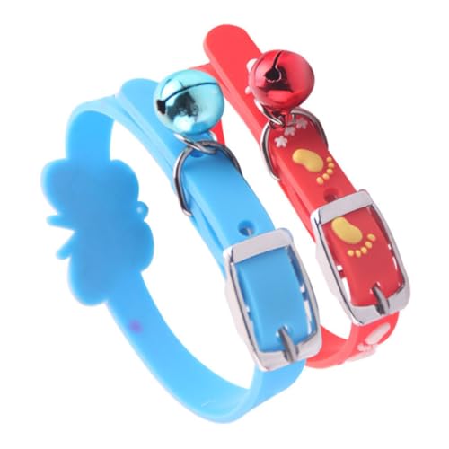 UKCOCO 2stücke Hundehalsband Mit Glöckchen Haustierhalszubehör Katzenhalsband Welpenhalsband Mit Glöckchen Langlebiges Und Strapazierfähiges Material Bequem Für Haustierhals UKCOCO 2stücke Hundehalsband Mit Glöckchen Haustierhalszubehör Katzenhalsband Welpenhalsband Mit Glöckchen Langlebiges Und Strapazierfähiges Material Bequem Für Haustierhals von UKCOCO