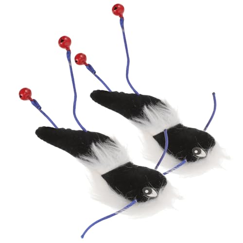 UKCOCO 2 Stück Katzenspielzeug interaktives beschwertes Kuscheltier cat Toys cat Katzen + automatisch Futterspender Mäuse Katze Glocke Katzen-Teaser UKCOCO 2 Stück Katzenspielzeug interaktives beschwertes Kuscheltier cat Toys cat Katzen + automatisch Futterspender Mäuse Katze Glocke Katzen-Teaser von UKCOCO