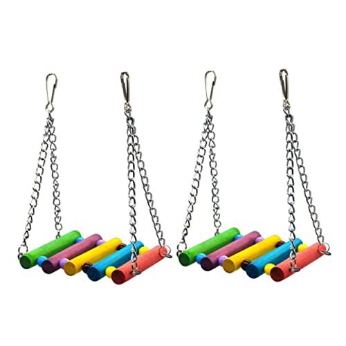 UKCOCO 2 Stück Pädagogische Schaukel Wanddekoration Aus Makramee Käfige Papageienspielzeug Vogel Fütterer Vogelfütterer Vogelschaukel Für Käfig Flugkäfig Klappe Flattern Coop Ring Bambus UKCOCO 2 Stück Pädagogische Schaukel Wanddekoration Aus Makramee Käfige Papageienspielzeug Vogel Fütterer Vogelfütterer Vogelschaukel Für Käfig Flugkäfig Klappe Flattern Coop Ring Bambus von UKCOCO