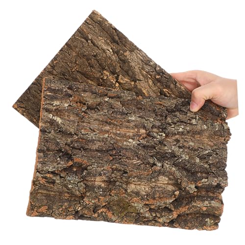 UKCOCO 2 Stück Reptilienbaumrinde für Terrarien Naturkork Plattform für Reptilien Kletter und Ruheplatz für Schildkröten und Echsen Dekorative Terrarienlandschaft UKCOCO 2 Stück Reptilienbaumrinde für Terrarien Naturkork Plattform für Reptilien Kletter und Ruheplatz für Schildkröten und Echsen Dekorative Terrarienlandschaft von UKCOCO