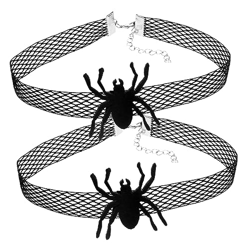 UKCOCO 2 Stück Teiliges Katzenhalsband mit Glöckchen Halloween Spinnen Design Leichtes Atmungsaktives Katzenhalsband Metall Komfortabel und Hautfreundlich Dekorativ für Katzen und UKCOCO 2 Stück Teiliges Katzenhalsband mit Glöckchen Halloween Spinnen Design Leichtes Atmungsaktives Katzenhalsband Metall Komfortabel und Hautfreundlich Dekorativ für Katzen und von UKCOCO