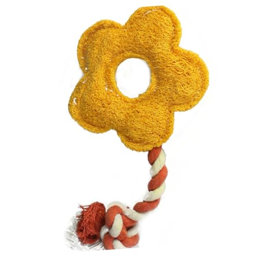 UKCOCO 2 Stück beißendes Kauspielzeug interaktives knete Dog Toys spielsachen für Katzen cat cat Toy Luffa- Backenzahnspielzeug für Haustiere Yellow UKCOCO 2 Stück beißendes Kauspielzeug interaktives knete Dog Toys spielsachen für Katzen cat cat Toy Luffa- Backenzahnspielzeug für Haustiere Yellow von UKCOCO
