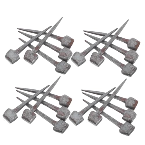 UKCOCO 20 Stück Hufeisennägel: Metall-hufeisenwerkzeuge, Eisenschutzzubehör – Für Pferdetraining, Pferdesportpflege UKCOCO 20 Stück Hufeisennägel: Metall-hufeisenwerkzeuge, Eisenschutzzubehör – Für Pferdetraining, Pferdesportpflege von UKCOCO