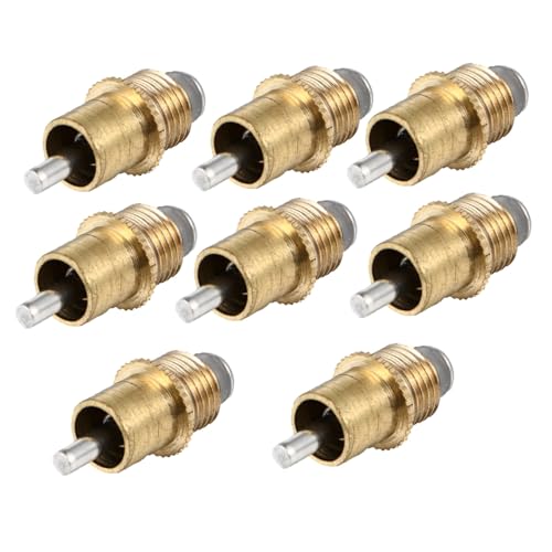 UKCOCO 20 Stück Kaninchen-Wasserbrunnen Hasenwasser klein Wassernapf für Kaninchen Kaninchenwasserflasche Werkzeug automatische Wassertränke Tränke für Nutztierbedarf Kupfer Golden von UKCOCO