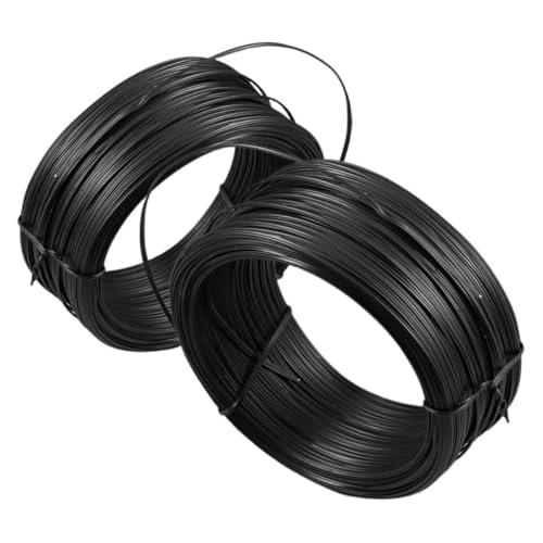 UKCOCO 2Stücke Flexibler Blumendraht Kabelbinder Kunstoffummantelter Draht für Bastel und Gartenprojekte für Pflanzenstützen und Anwendungen von UKCOCO