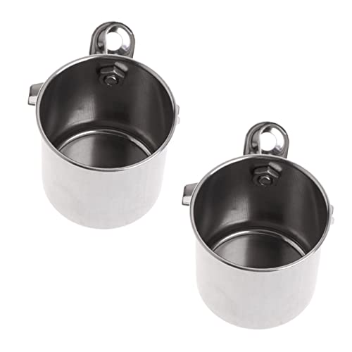 UKCOCO 2Stücke Futterspender für Robuster Wasserspender und Futternapf für Papageien und Kleine für Käfige Praktische Futter und Wasserschalen UKCOCO 2Stücke Futterspender für Robuster Wasserspender und Futternapf für Papageien und Kleine für Käfige Praktische Futter und Wasserschalen von UKCOCO