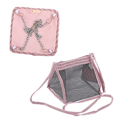 UKCOCO 2Stücke Hamster Outdoor Tragebeutel mit Hängematte Atmungsaktive Sling für Kleintiere für Reisen und Ausflüge Reinigendes Material Sichere von UKCOCO