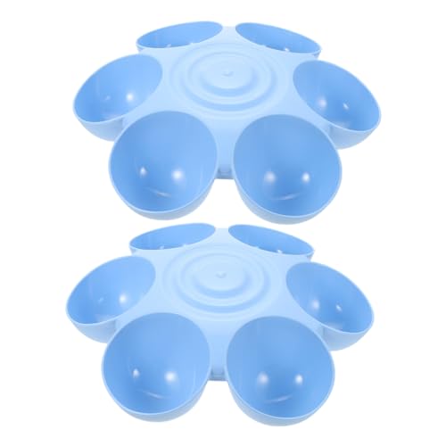 UKCOCO 2Stücke Katzen Wassernapf Blumenform Stabiler Futternapf für Katzen Reinigen für Futter und Wasser mit Praktischem Design für Haustiere UKCOCO 2Stücke Katzen Wassernapf Blumenform Stabiler Futternapf für Katzen Reinigen für Futter und Wasser mit Praktischem Design für Haustiere von UKCOCO