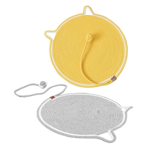 UKCOCO 2Stücke Katzenkratzkissen rutschfeste Kratzmatte für Indoor Katzen Möbelkratzschutz Multifunktionale Kratzunterlage und Schlafplatz für Katzen UKCOCO 2Stücke Katzenkratzkissen rutschfeste Kratzmatte für Indoor Katzen Möbelkratzschutz Multifunktionale Kratzunterlage und Schlafplatz für Katzen von UKCOCO