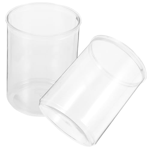 UKCOCO 2Stücke Transparentes Aquarium Kleines Aquarium Für Pflanzenhaltung Hochtransparentes Design Für Dekoration Für Aquarienliebhaber von UKCOCO