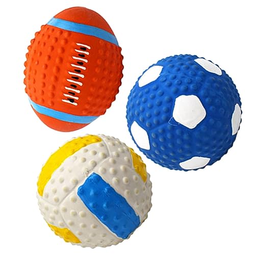 UKCOCO 3 Stück Hund Spielt Kauspielzeug Für Hunde Haustierkugelspielzeug Haustier -kauspielzeug Latexspielzeug Für Haustiere UKCOCO 3 Stück Hund Spielt Kauspielzeug Für Hunde Haustierkugelspielzeug Haustier -kauspielzeug Latexspielzeug Für Haustiere von UKCOCO