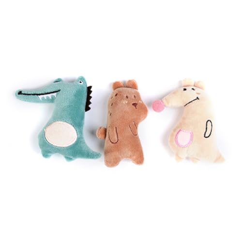 UKCOCO 3 Stück Katze Plüschtier drinnen Plush Toy nachsprechende stofftiere Catnip Soft Toy cat Toys katzenspielzeig Katzen minzekissen Katzen spielsachen Cats Toys katzenminze von UKCOCO