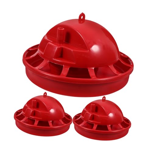 UKCOCO 3stücke Automatische Hühnertränke Aus Automatischer Wassernapf Für Hühner Und Vögel Mehrzweck-wasserbecher Für Hühner Tauben Und Wachteln Sparsame Wasserzufuhr Ohne Verschwendung von UKCOCO