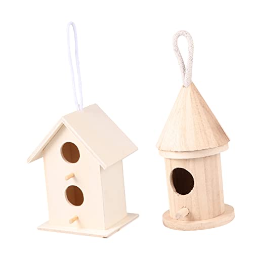 UKCOCO 3 Stück Vogelhäuschen Zum Aufhängen Vogelbett Außendekoration Kolibri Vogelhaus Garten Hängendes Vogelhäuschen Praktische Nestdekoration Hölzernes Vogelnest Käfigzubehör UKCOCO 3 Stück Vogelhäuschen Zum Aufhängen Vogelbett Außendekoration Kolibri Vogelhaus Garten Hängendes Vogelhäuschen Praktische Nestdekoration Hölzernes Vogelnest Käfigzubehör von UKCOCO