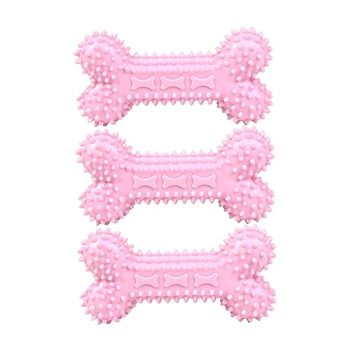 UKCOCO 3stücke Cartoon Pet Chew Toys Für Hunde Lustige Molar-spielzeuge Großer Langlebig Kauen Zufällige Farben Effektive Zahnpflege Für Haustiere von UKCOCO