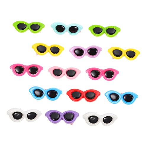 UKCOCO Sonnenbrillen 30 Stück Haustier-Brillen Haarnadeln Mädchen-Sonnenbrillen Modische Brillen Haarspangen Für Mädchen Trendige Haarspangen Dekorative Haarspangen Katzen-Haarnadeln von UKCOCO