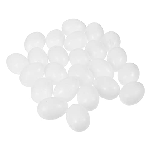 UKCOCO 30Stücke Plastikeier Für Tauben Dummy Eier Zur Reduzierung Brutgewohnheiten Und Einzigartige Dekoration von UKCOCO