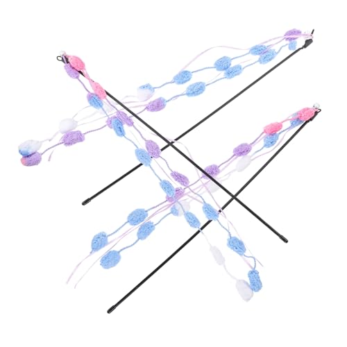 UKCOCO 3stücke Teiliges Katzenangel Spielzeugset Interaktive Farbenfrohe Katzenspielzeuge Aus Strapazierfähigem Material Fördert Das Natürliche Spielverhalten Ihrer Katze Für UKCOCO 3stücke Teiliges Katzenangel Spielzeugset Interaktive Farbenfrohe Katzenspielzeuge Aus Strapazierfähigem Material Fördert Das Natürliche Spielverhalten Ihrer Katze Für von UKCOCO