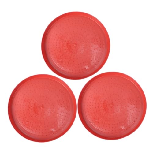 UKCOCO 3stücke Hühnerfutterteller Aus Kunststoff Wiederverwendbar Runde Futterschale Für Hühner Hennen Und Tauben Groß Genug Einfach Zu Befüllen Geeignet Für Professionellen Geflügelhande UKCOCO 3stücke Hühnerfutterteller Aus Kunststoff Wiederverwendbar Runde Futterschale Für Hühner Hennen Und Tauben Groß Genug Einfach Zu Befüllen Geeignet Für Professionellen Geflügelhande von UKCOCO