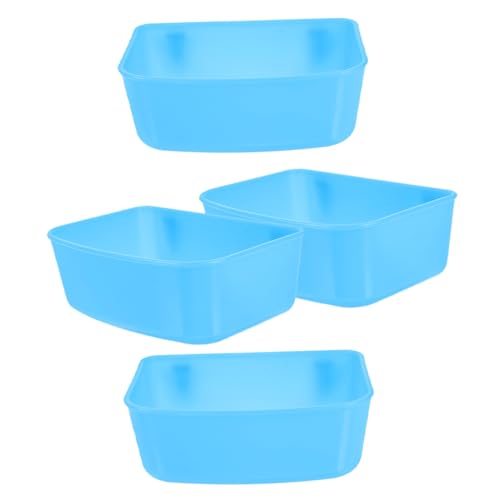 UKCOCO 4 Stück Futterstelle für Papageien Futternäpfe für Vogelpapageien Wassernapf für Hundebox Zubehör für Sittichkäfige Futternapf für Ratten Vogel Schalen Abs Sky-Blue UKCOCO 4 Stück Futterstelle für Papageien Futternäpfe für Vogelpapageien Wassernapf für Hundebox Zubehör für Sittichkäfige Futternapf für Ratten Vogel Schalen Abs Sky-Blue von UKCOCO