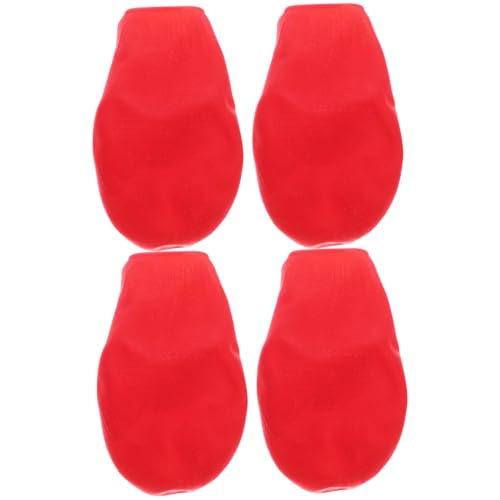 UKCOCO 4 Stück Hundestiefel für Hunde Doggy Regen Stiefel Datei Haustierbedarf Pfote Körperpflege robuster Anti- Stiefel für kleine Hunde Nicht Traktion Wasserdicht hundeschuhe Dog Shoes von UKCOCO