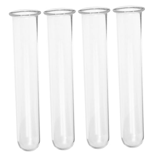 UKCOCO 4 Stück Hydroponische Reagenzglasvase Glasblumentube für Kleine Pflanzen Terrarium Dekoration Platzsparend Geeignet für Büro und Zuhause UKCOCO 4 Stück Hydroponische Reagenzglasvase Glasblumentube für Kleine Pflanzen Terrarium Dekoration Platzsparend Geeignet für Büro und Zuhause von UKCOCO