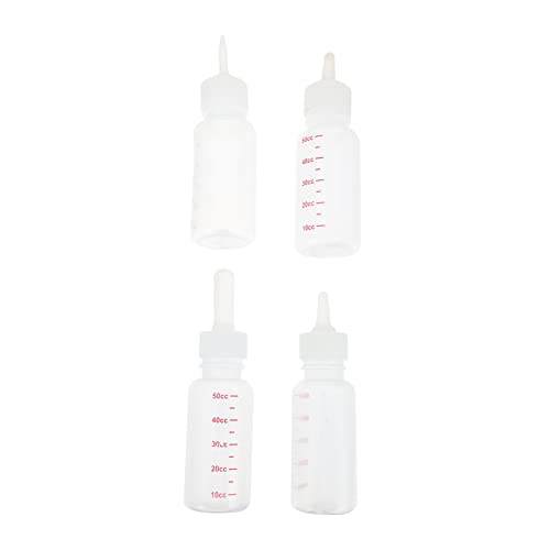 UKCOCO 4 Stück PET-Flasche Katzenfutterhäuschen Werkzeuge zum Füttern von Haustieren Katze fütterung Flasche Abs pet Flaschen pet Supplies Haustierbedarf Hamster-Futterflasche Kieselgel von UKCOCO