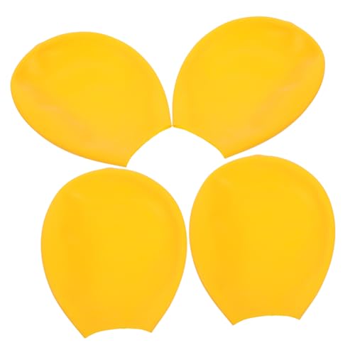 UKCOCO 4 Stück Schuhe für Hunde Pfote Hundeschuhe für kleine Hunde Haustier Abdeckung Welpe Datei Dog Shoes Hundeschuhe für draußen Gummistiefel Stiefel für Hunde Hundestiefel Yellow von UKCOCO