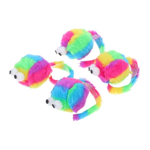 UKCOCO 4 Stück Simulierte Plüschmaus Katzenspielzeug Haustierspielzeug Plüschmaus Rattenspielzeug Für Haustierratten Katzenmaus Für Katzen Simulierte Plüschspielzeug UKCOCO 4 Stück Simulierte Plüschmaus Katzenspielzeug Haustierspielzeug Plüschmaus Rattenspielzeug Für Haustierratten Katzenmaus Für Katzen Simulierte Plüschspielzeug von UKCOCO
